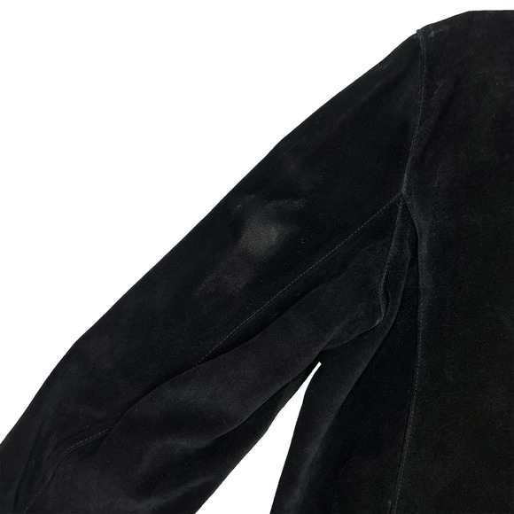 Tommy Hilfiger Black Suede Leather Jacket - Picture 11 of 13